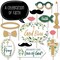 Big Dot of Happiness Elegant Cross - Religious Party Photo Booth Props Kit - 20 Count
